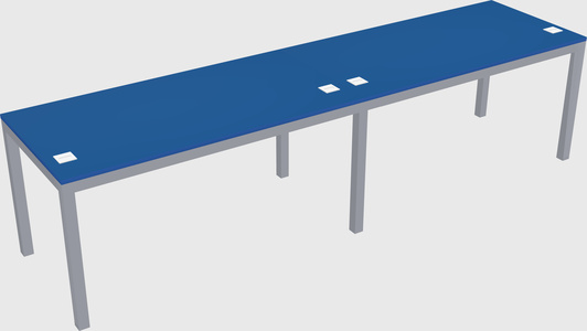 Rectangular desk
