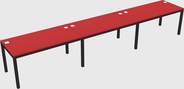 Rectangular desk