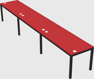 Rectangular desk