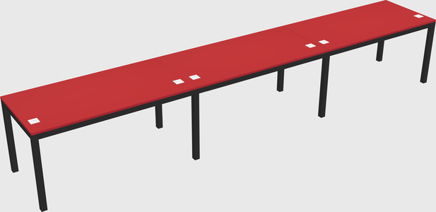 Rectangular desk