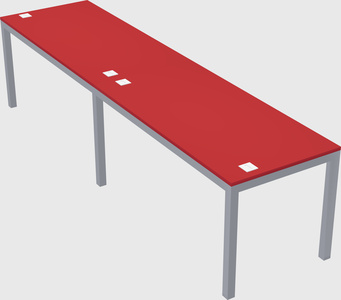 Rectangular desk