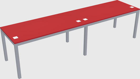 Rectangular desk