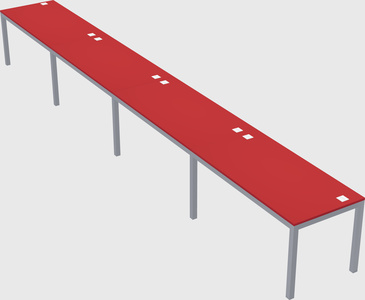 Rectangular desk