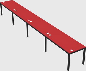 Rectangular desk