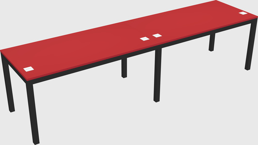 Rectangular desk