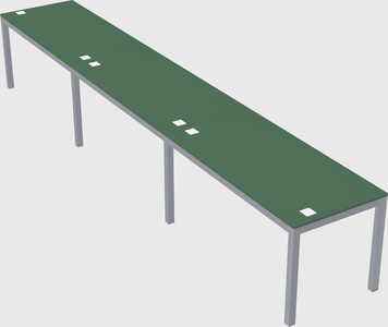 Rectangular desk