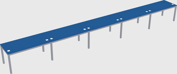 Rectangular desk