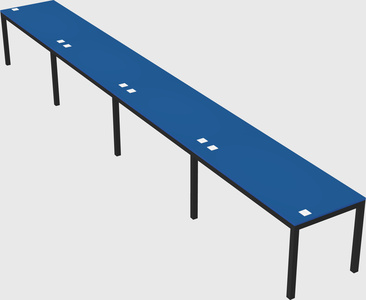 Rectangular desk