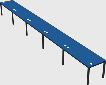 Rectangular desk