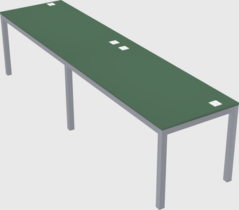 Rectangular desk