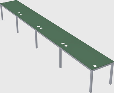 Rectangular desk