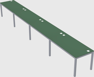 Rectangular desk