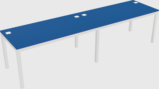 Rectangular desk