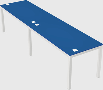 Rectangular desk