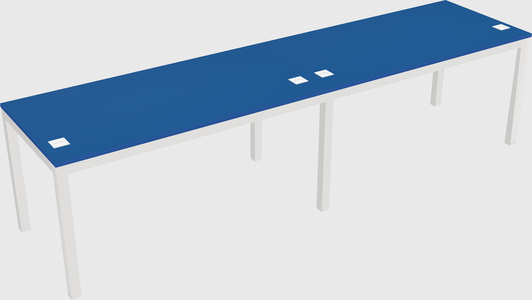 Rectangular desk