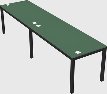 Rectangular desk