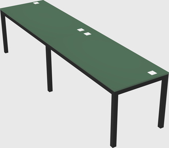 Rectangular desk