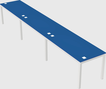 Rectangular desk