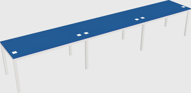 Rectangular desk