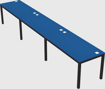 Rectangular desk