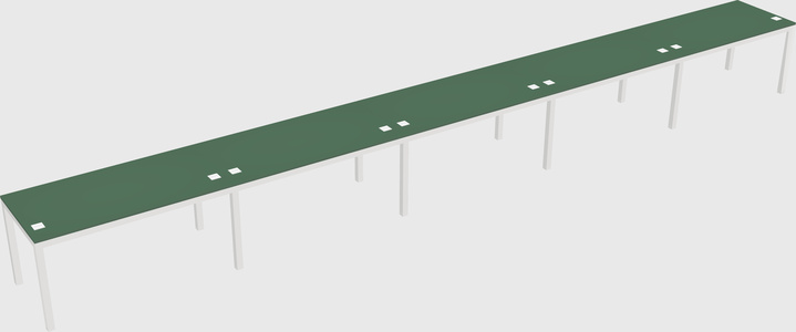 Rectangular desk