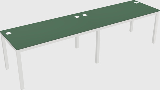 Rectangular desk