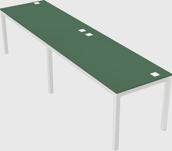 Rectangular desk