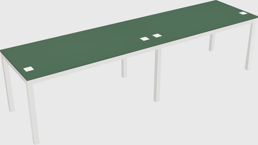 Rectangular desk