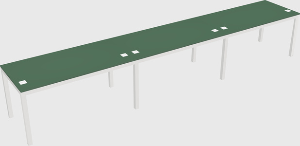 Rectangular desk