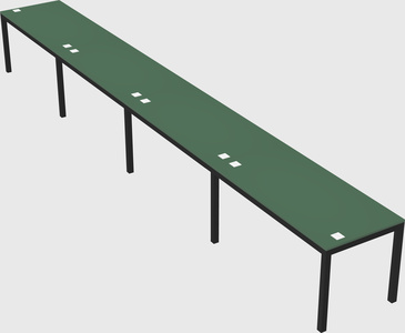 Rectangular desk