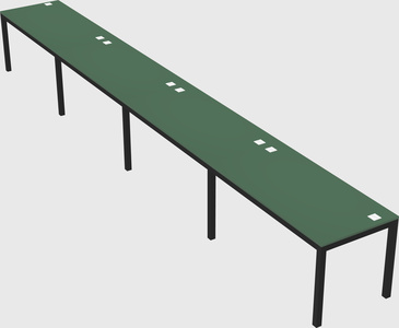 Rectangular desk