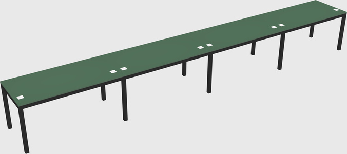 Rectangular desk
