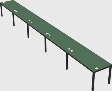 Rectangular desk