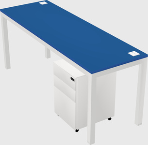 Rectangular desk