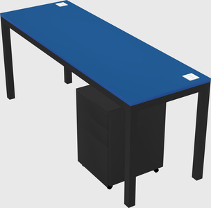 Rectangular desk