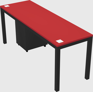 Rectangular desk
