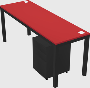 Rectangular desk