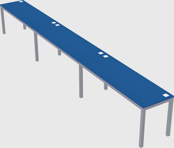 Rectangular desk