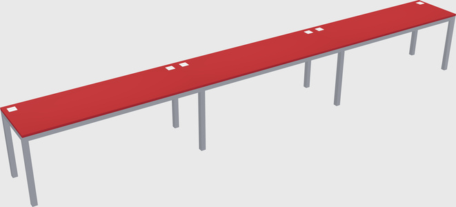 Rectangular desk