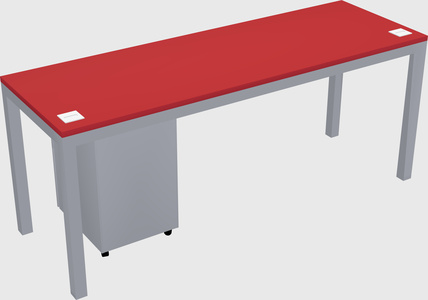 Rectangular desk