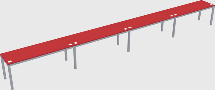 Rectangular desk