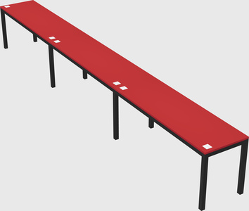 Rectangular desk