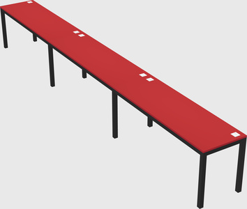 Rectangular desk