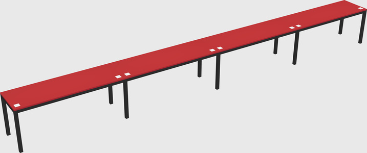 Rectangular desk
