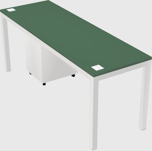 Rectangular desk