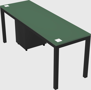 Rectangular desk