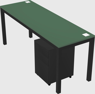 Rectangular desk