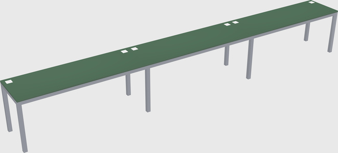 Rectangular desk