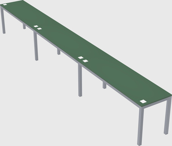 Rectangular desk