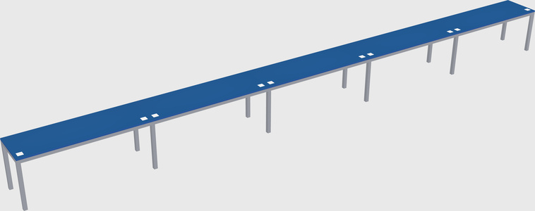 Rectangular desk